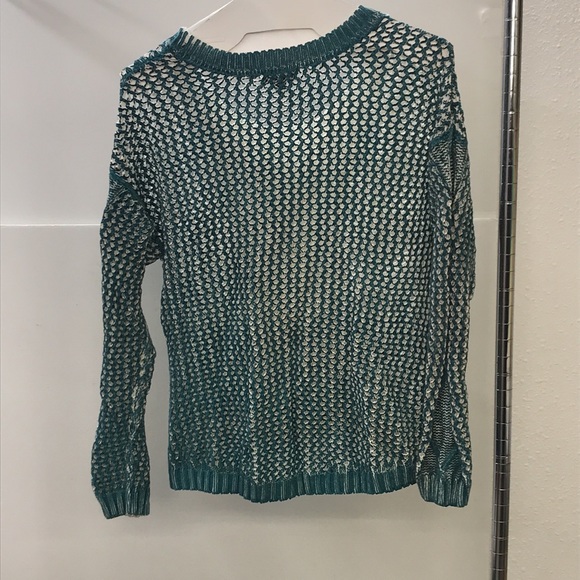 A.N.A brand Ladies Green & White Sweater - Picture 3 of 10